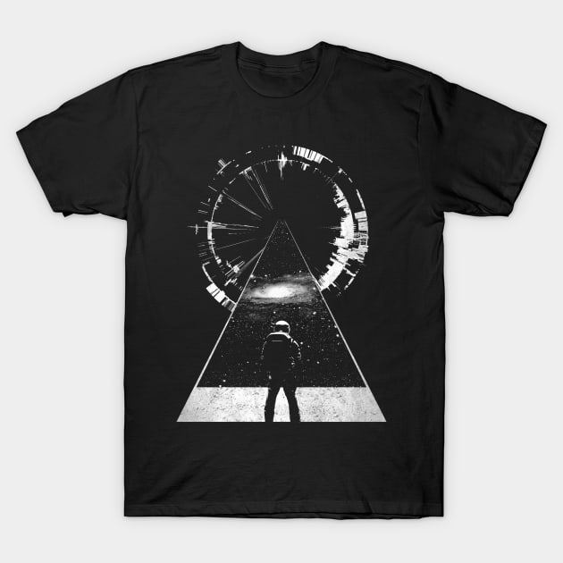 Black hole T-Shirt by clingcling